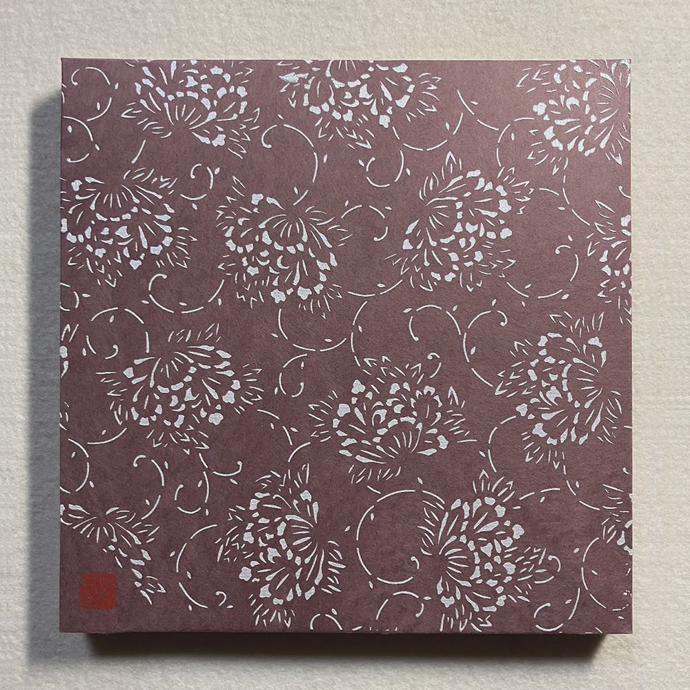 伊勢型紙・牡丹