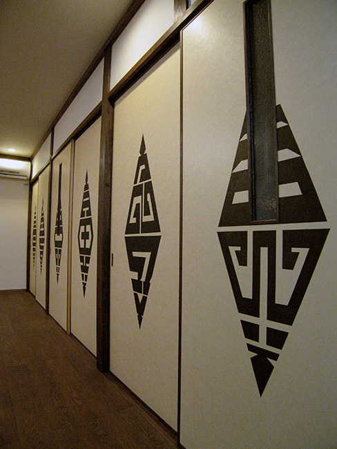 チベット梵字の戸すま