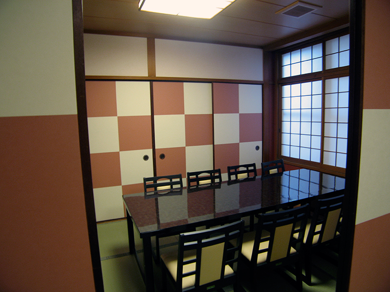 料理屋のふすま