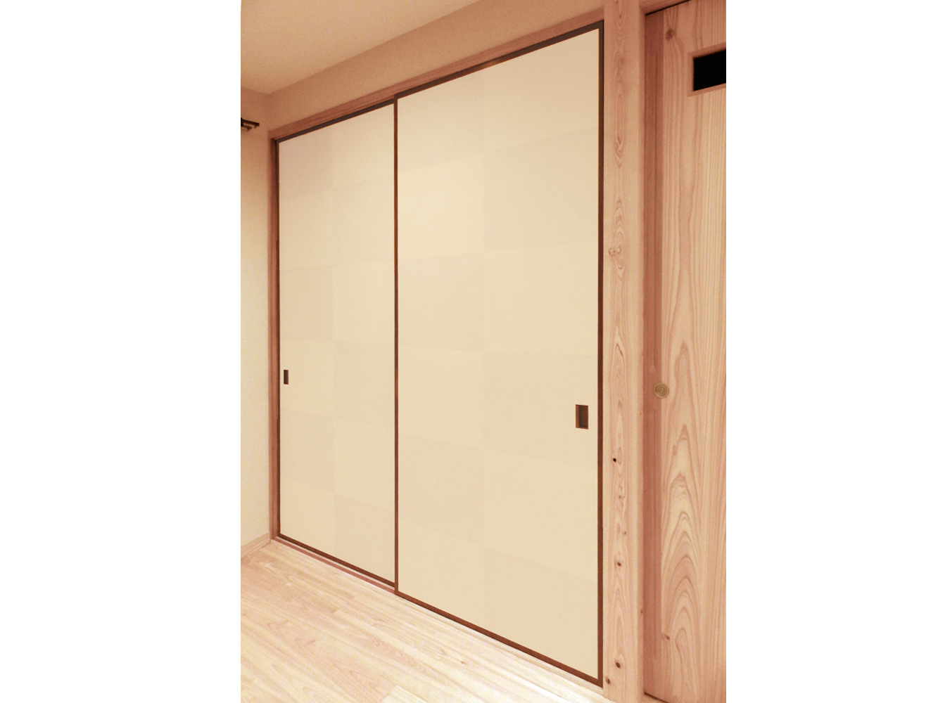 京からかみの襖(ふすま)「つぼつぼ」他